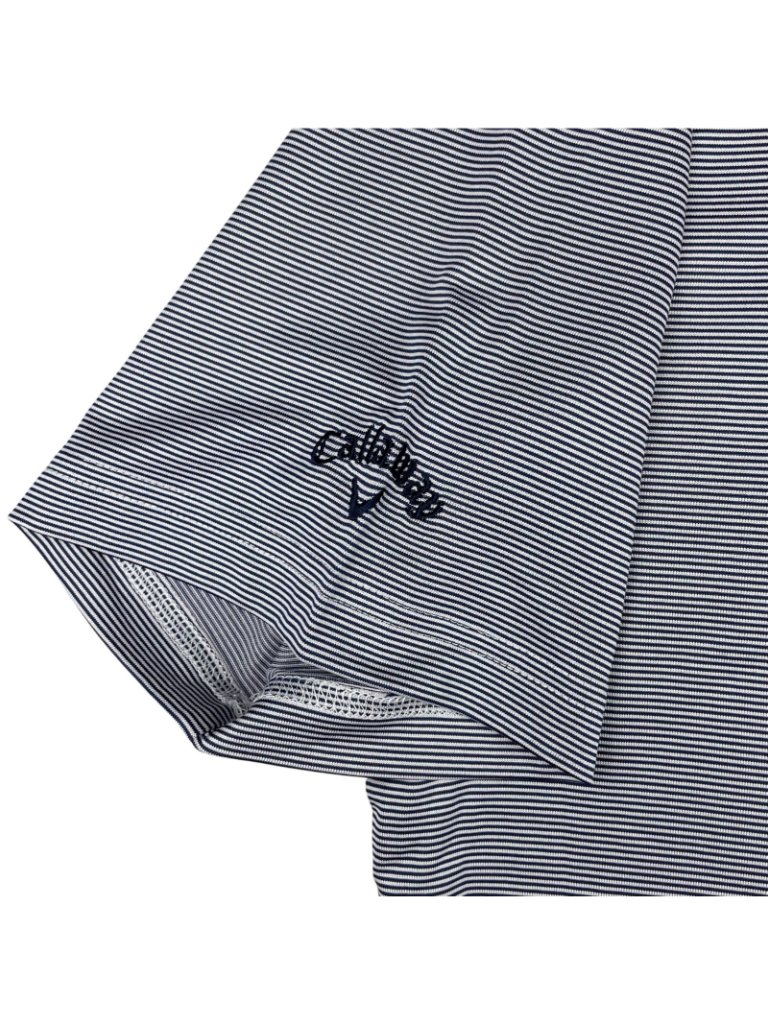 New Pimco Bonds X Callaway Men’s Opti-Dri S/S Performance Polo Navy Stripe Xl — image 4 of 8